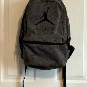 Jordan Charcoal Gray Backpack